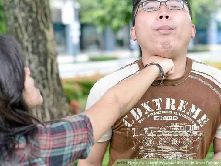 Image intitulé de Vous Défendre si vous êtes surpris par Derrière à l